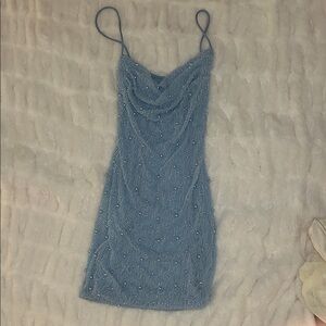Blue Beaded Dress (wore once for ‘something blue’ for Bach vacation)